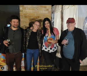 "The Type of Method" Short Film - Team at film premiere at the Leighton Buzzard Film Festival where the film won 4 awards! Radu M, Susanna Booth, Shailla Quadra, Tony Gee.